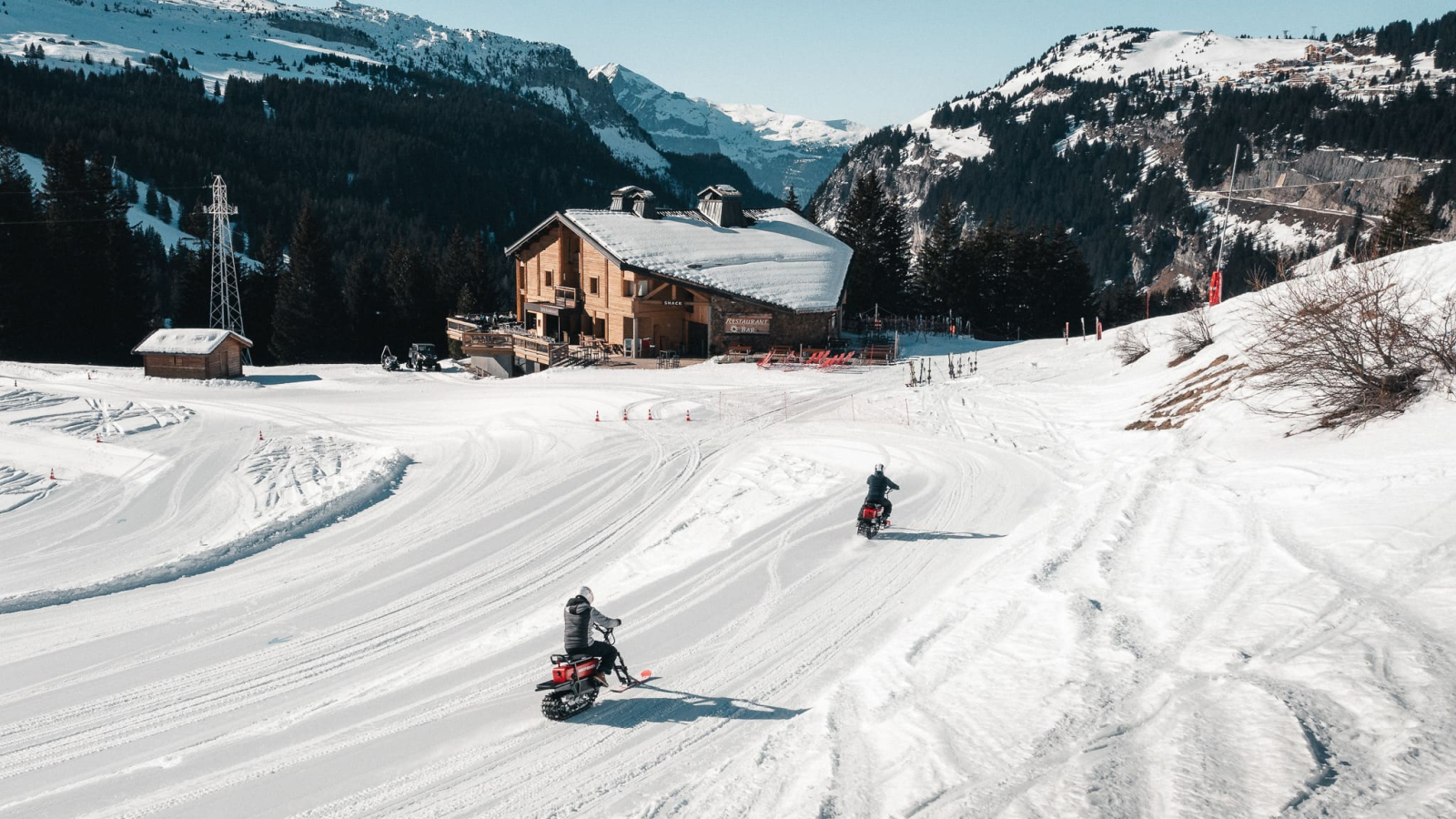 Circuit vue station à Flaine la Cascade