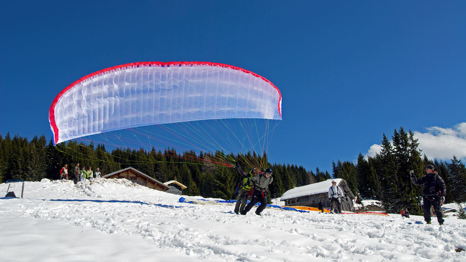 Stage de parapente en hiver