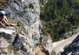 parcours rochassiers et escalade Drome aventure