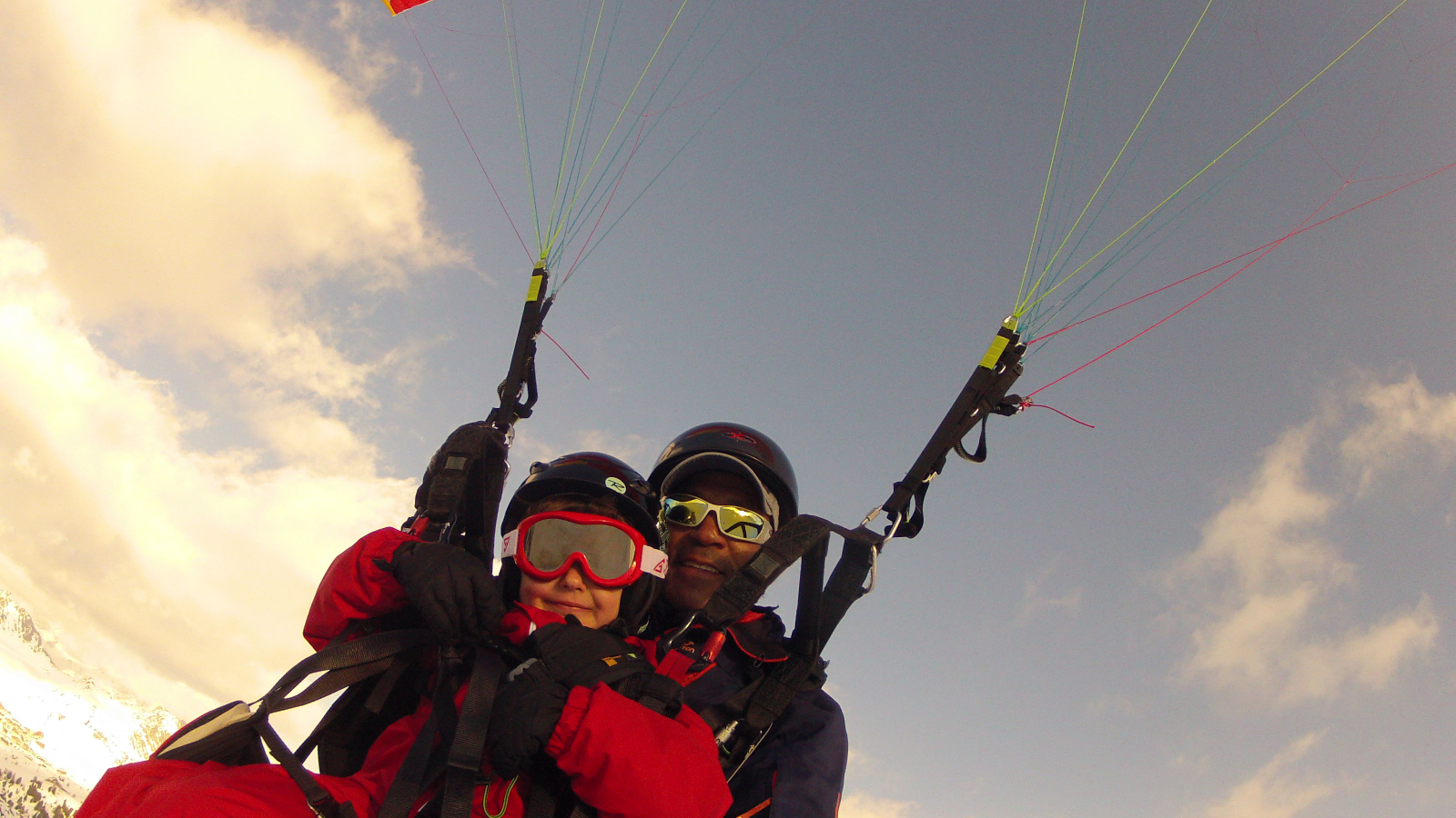 Paragliding flight