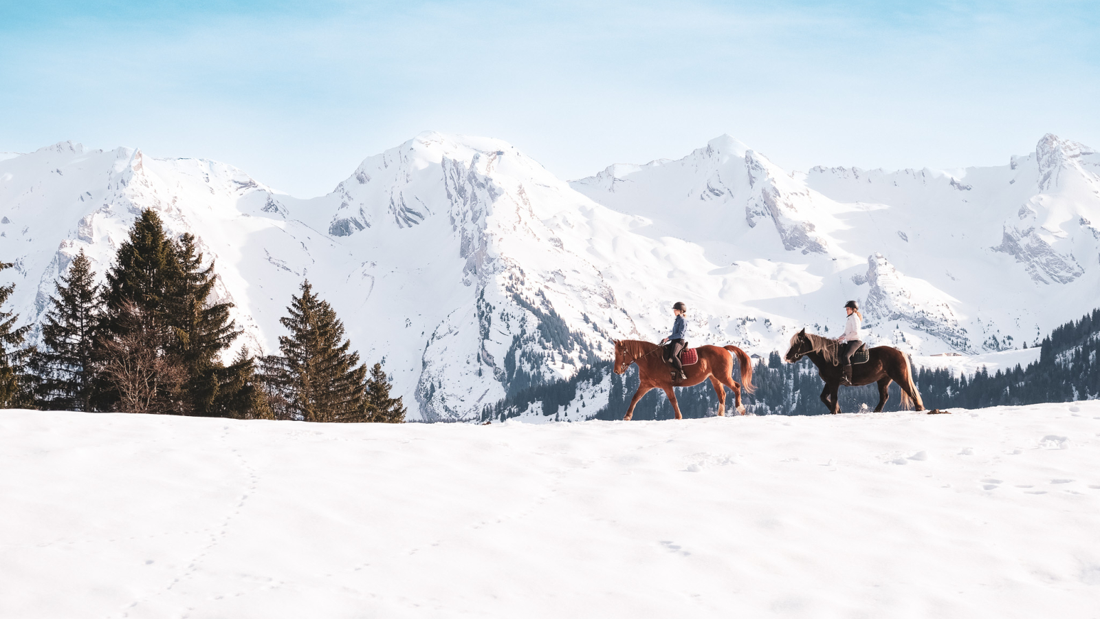 Balade à cheval au Grand-Bornand