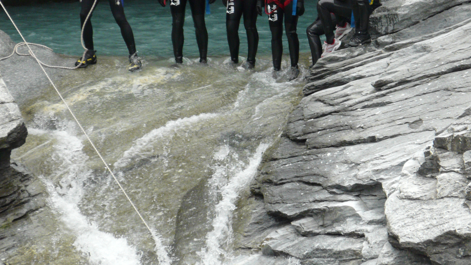 Descente en canyoning