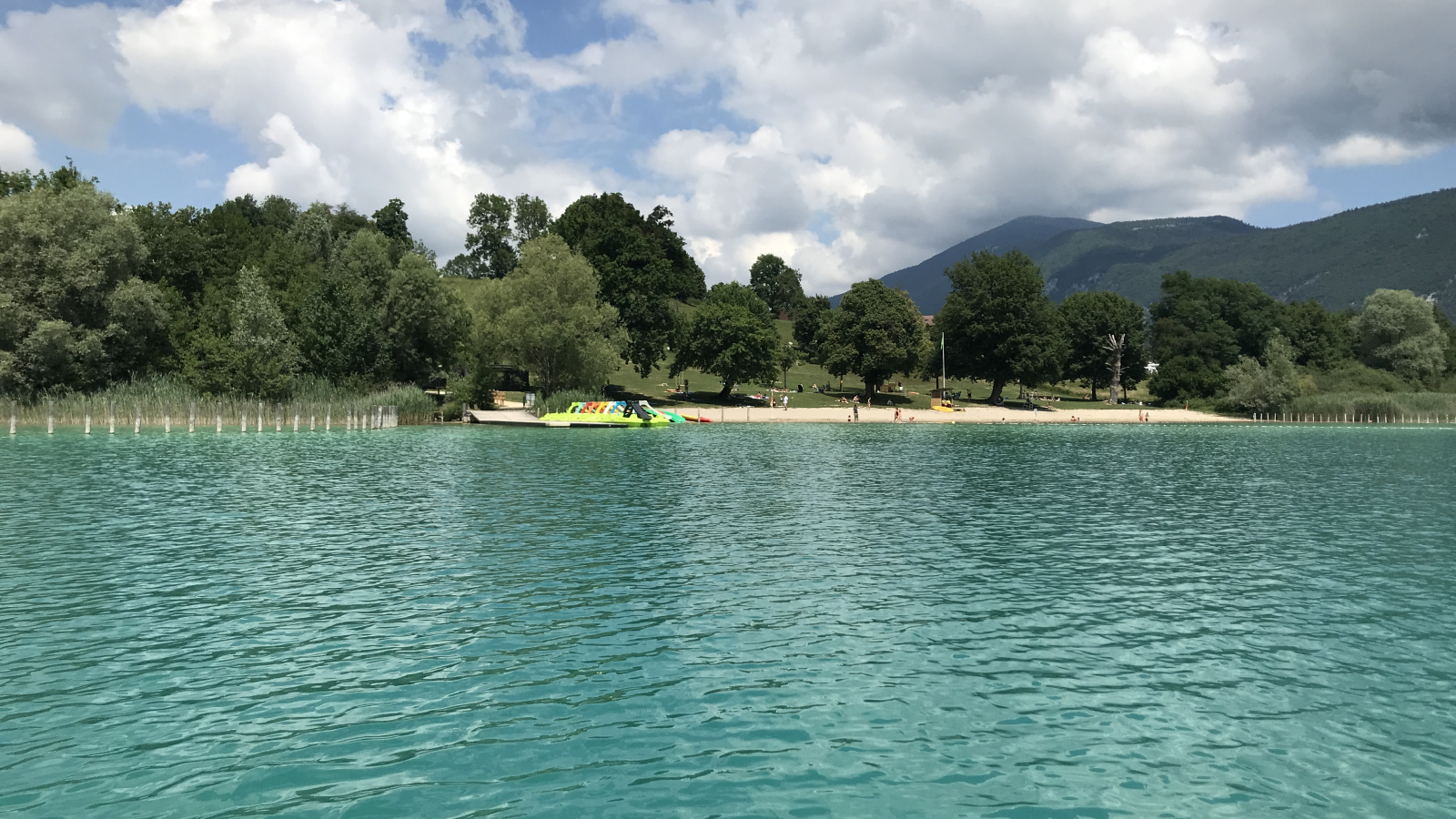 Plage du Sougey à Aiguebelette