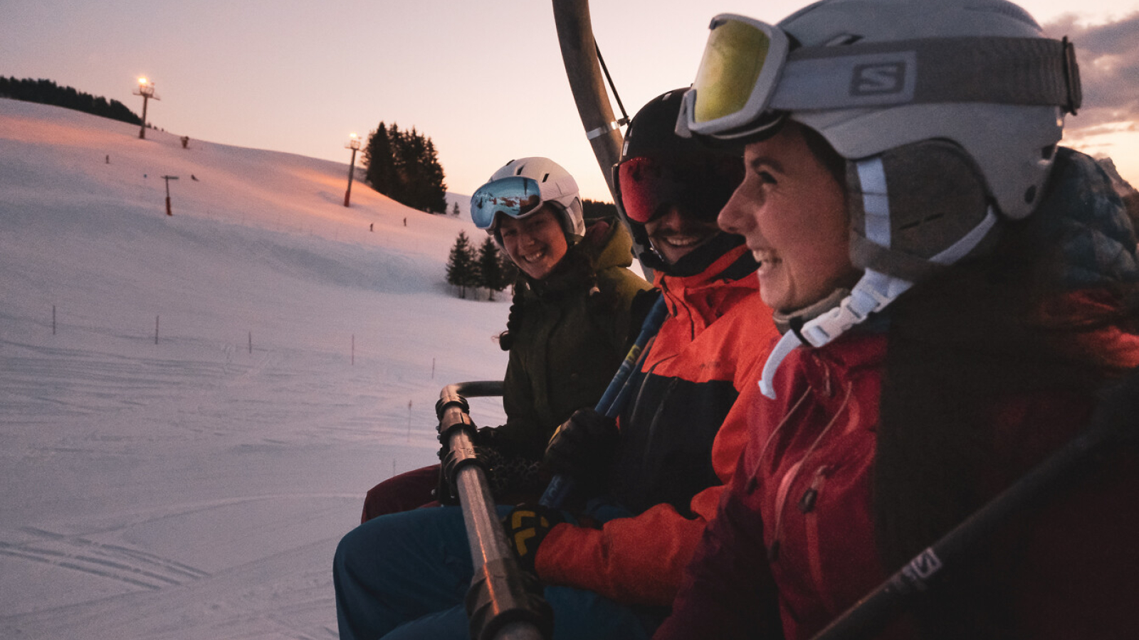 ski et nouvelles glisses en nocturne au Grand-Bornand