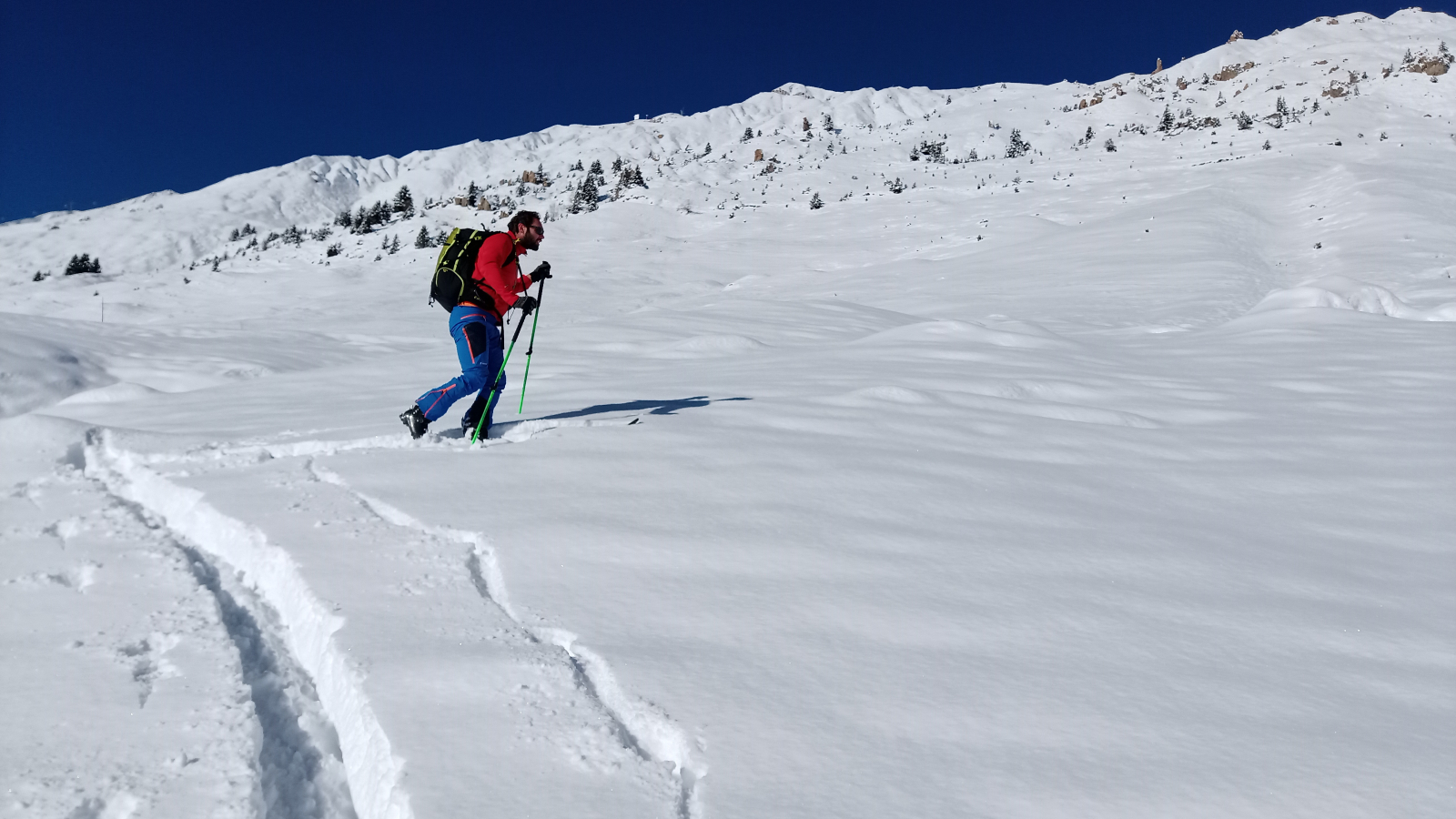 Ski touring with Jérémy Vibert