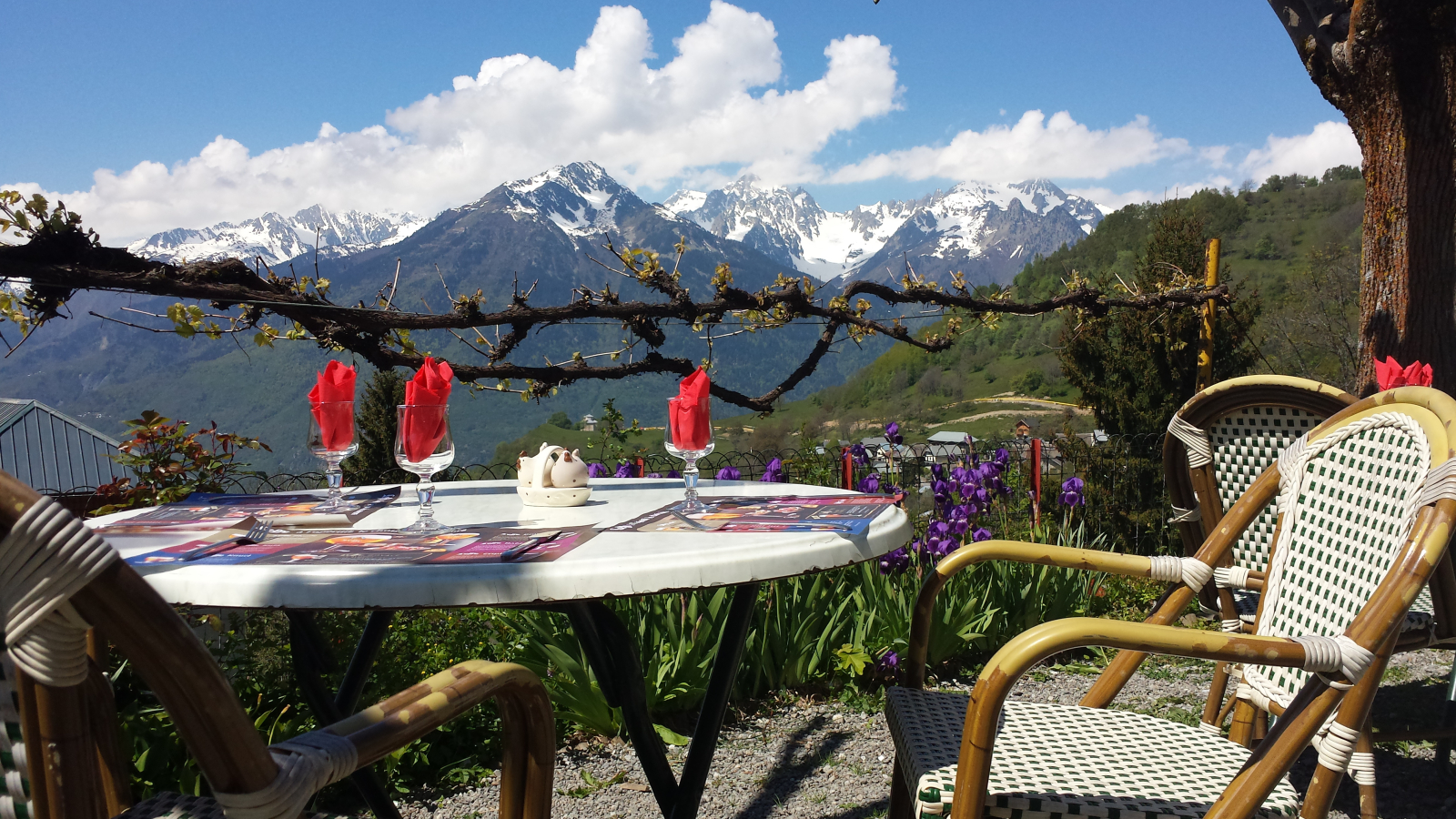 Hôtel restaurant Le Beauséjour Terrasse