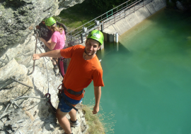 Via ferrata avec Denis