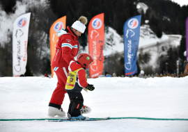 Beginner ski lesson picture