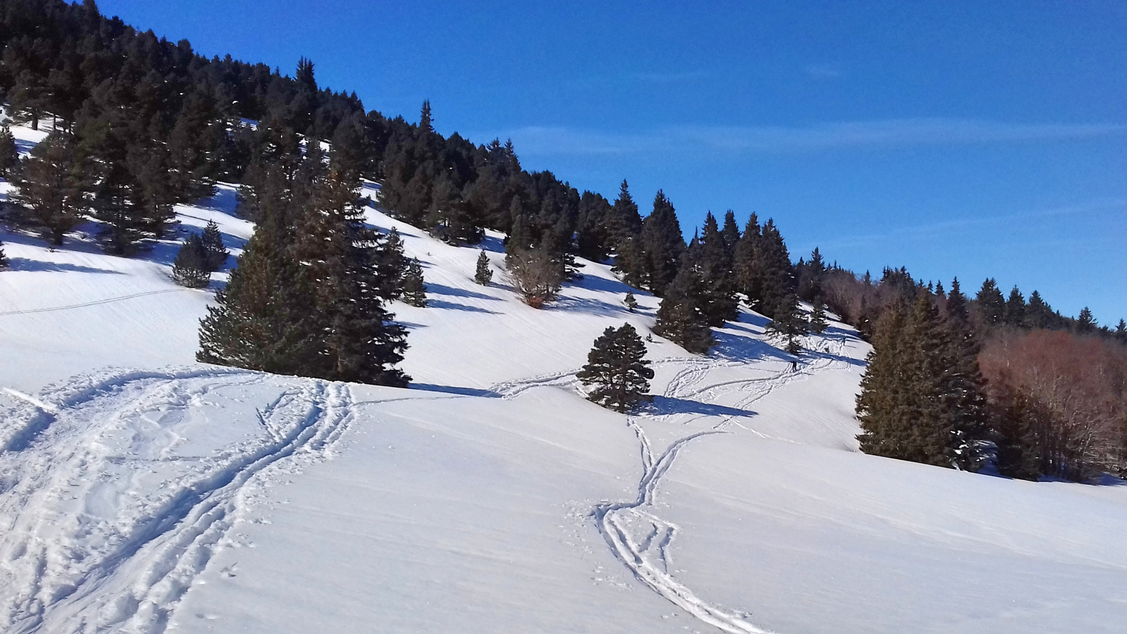 Traces au vallon de Combeau