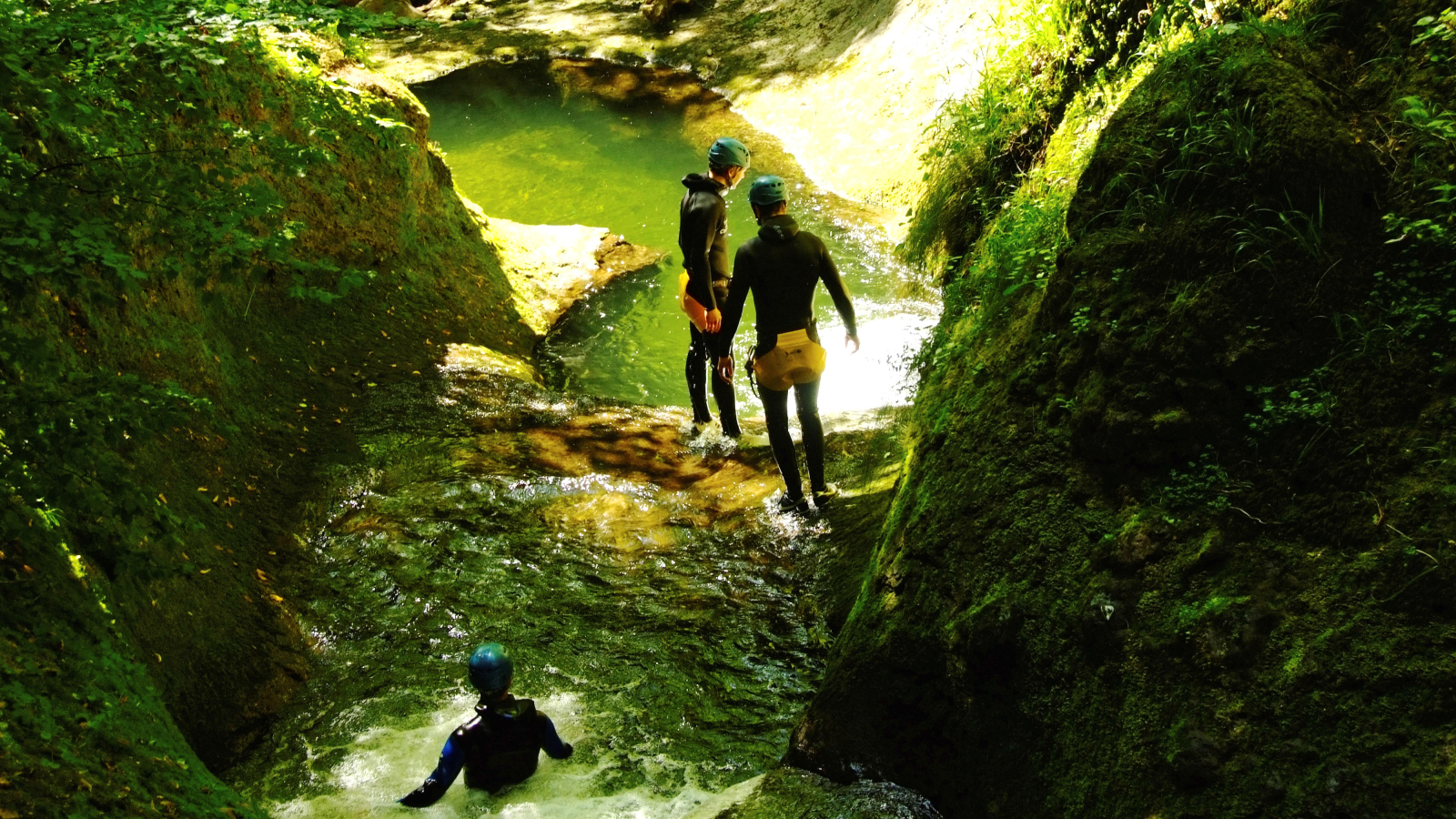 Randonnée aquatique découverte initiation pays de Salers