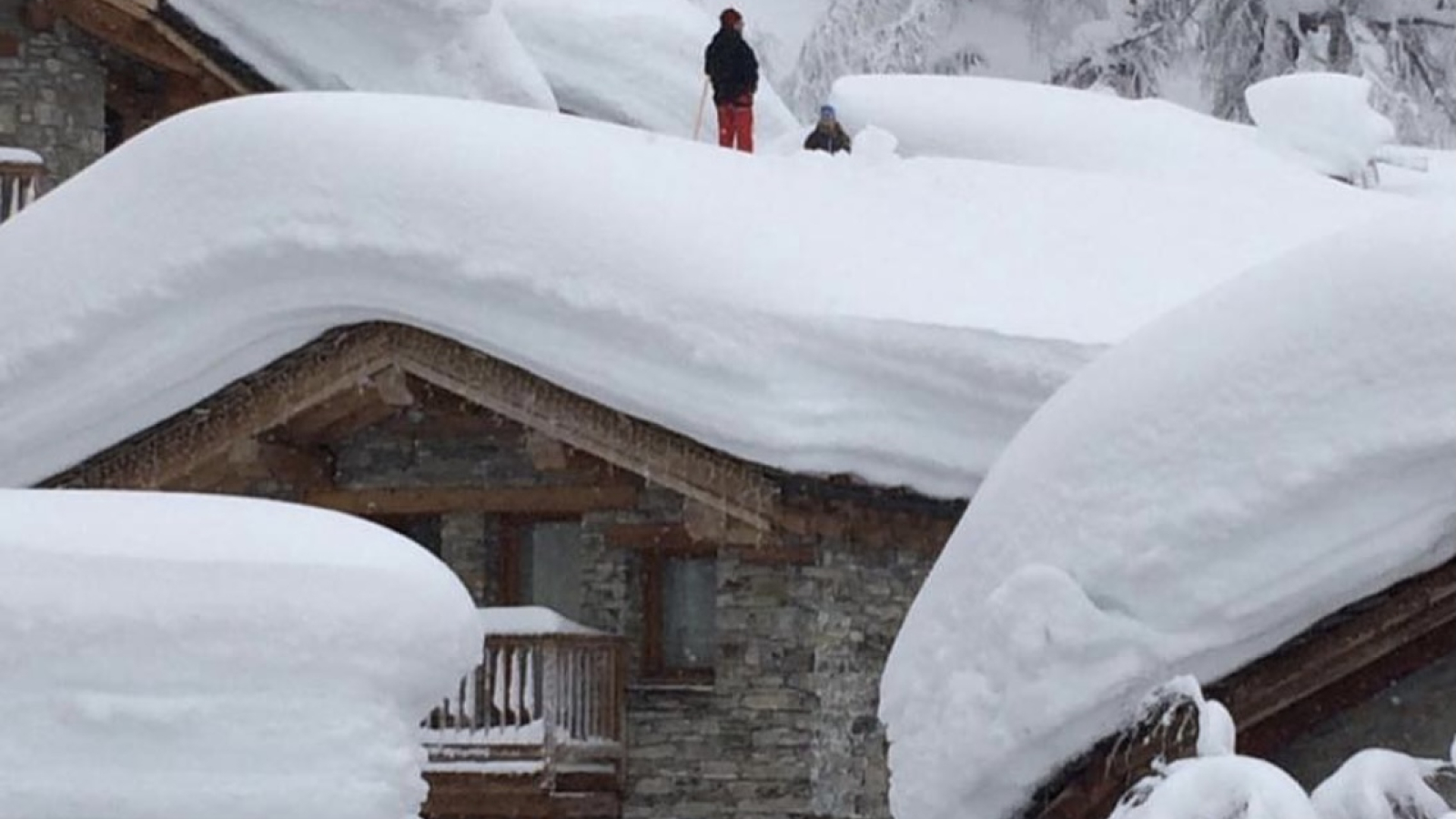 Extérieur en hiver - Chalet les Vallonnets