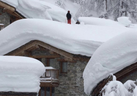 Extérieur en hiver - Chalet les Vallonnets