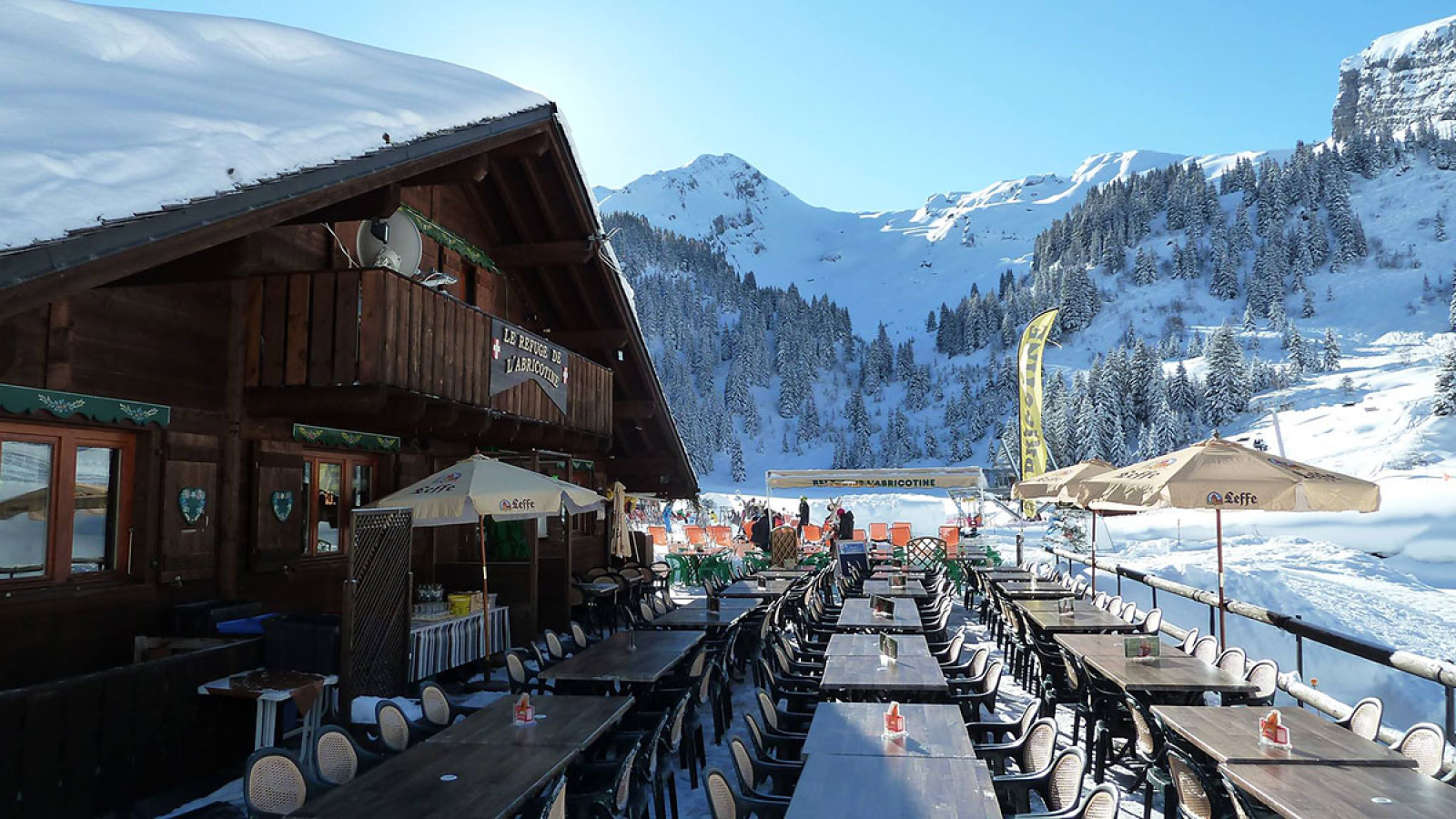 Refuge de l'Abricotine en hiver