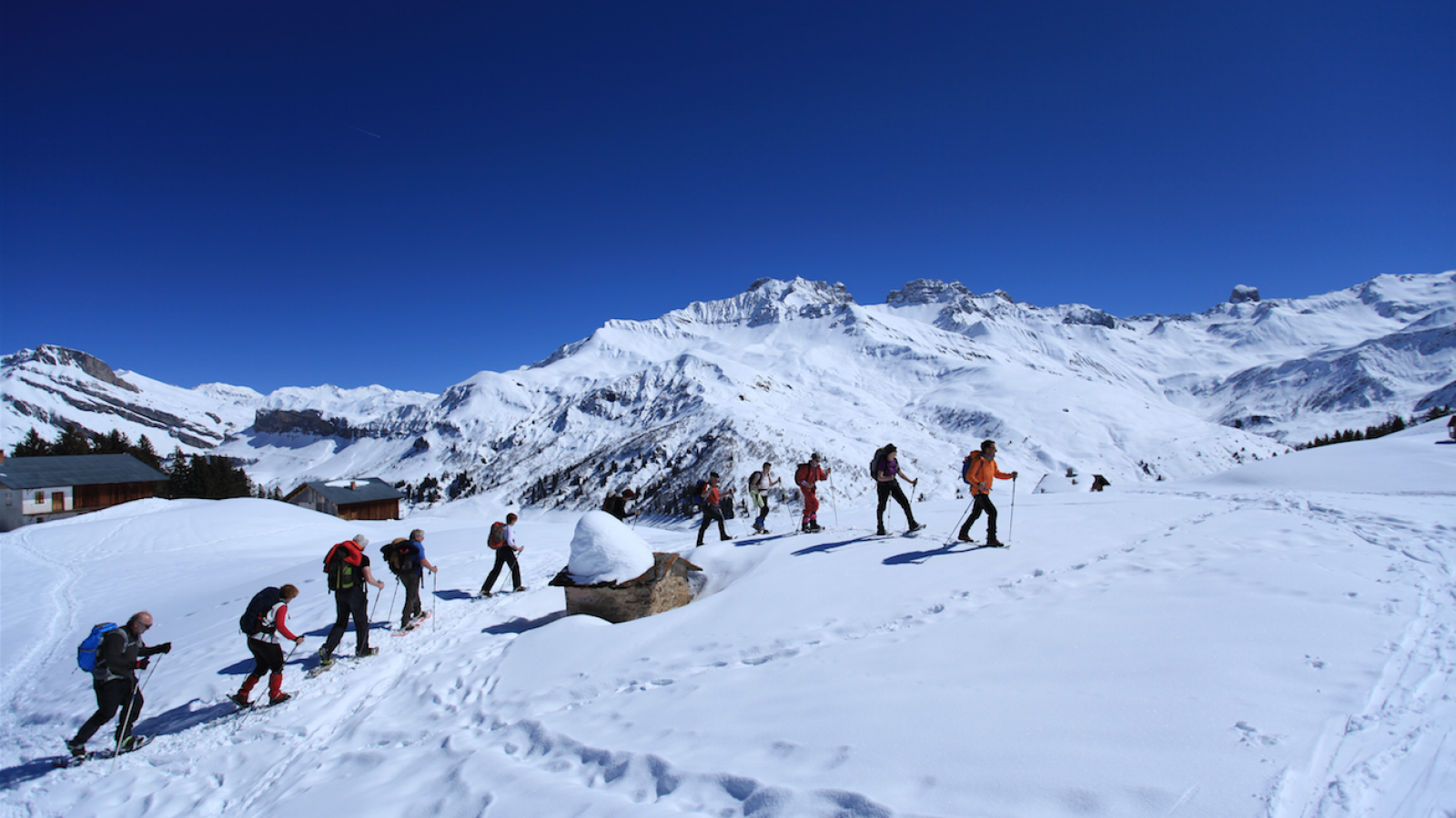 Randonnée raquettes hiver Beaufortain Randonnée