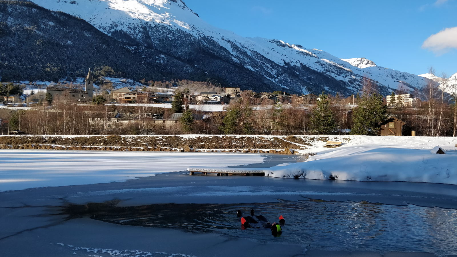 Ice floating avec Sensations Vanoise