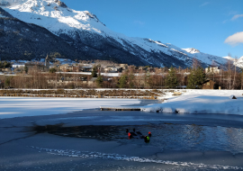 Ice floating with Sensations Vanoise