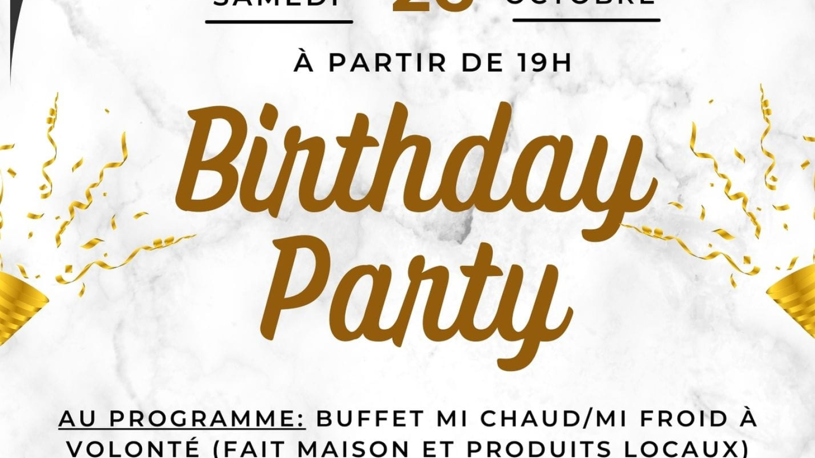 Soirée anniversaire 3 ans au Bistrot du Coin