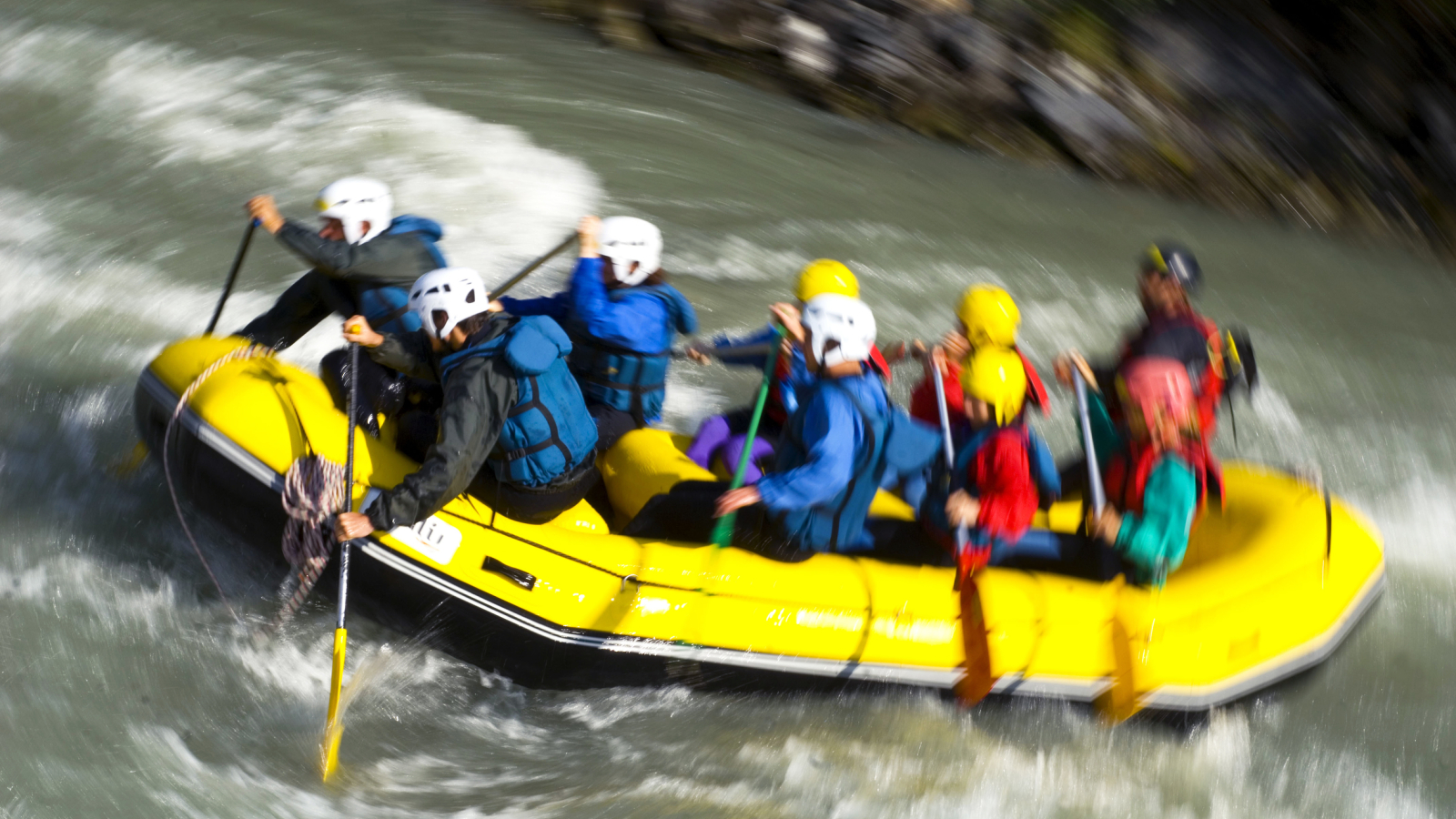 Descente en raft sur l'Isère