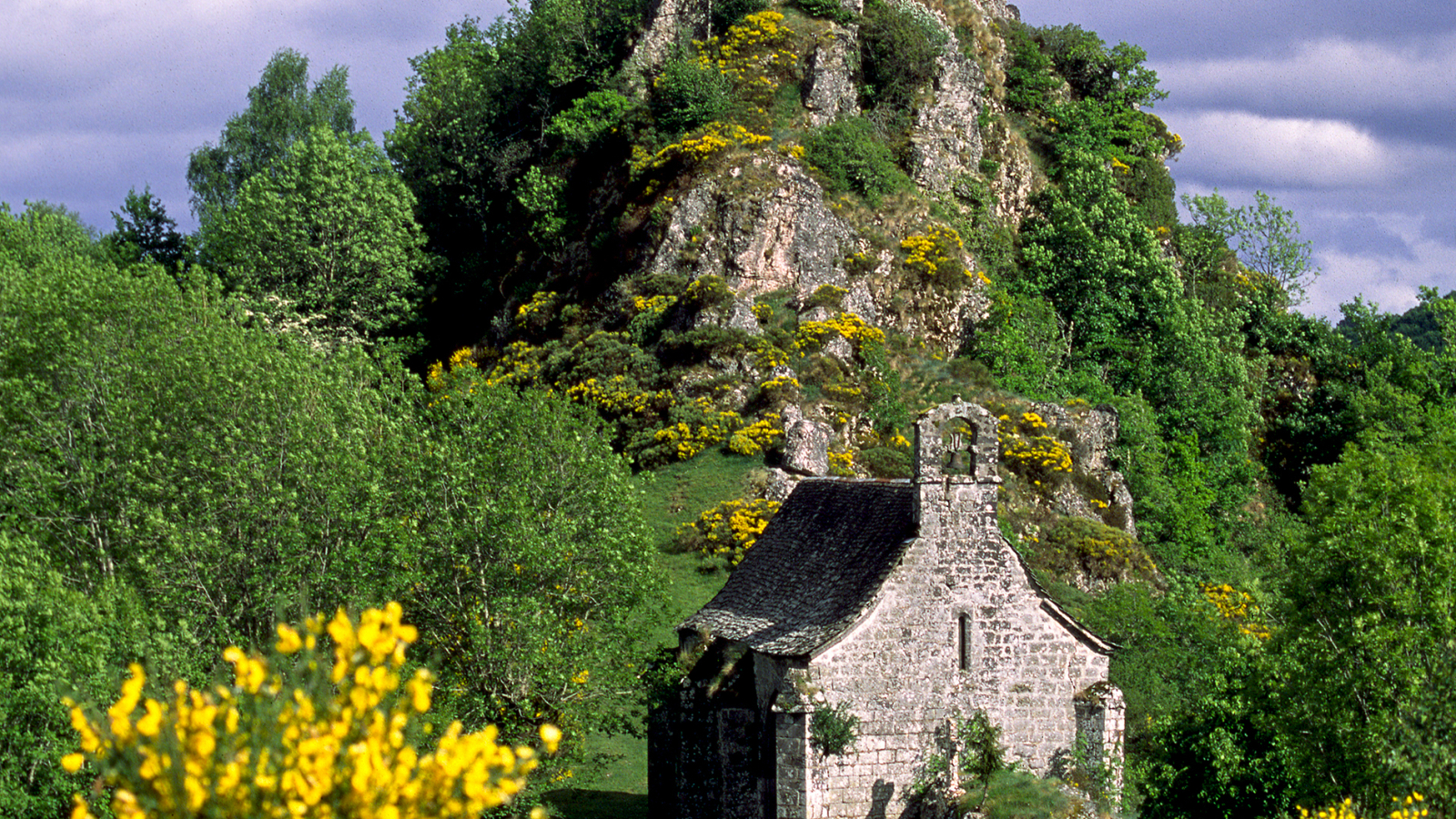 Rocher et chapelle de Turlande