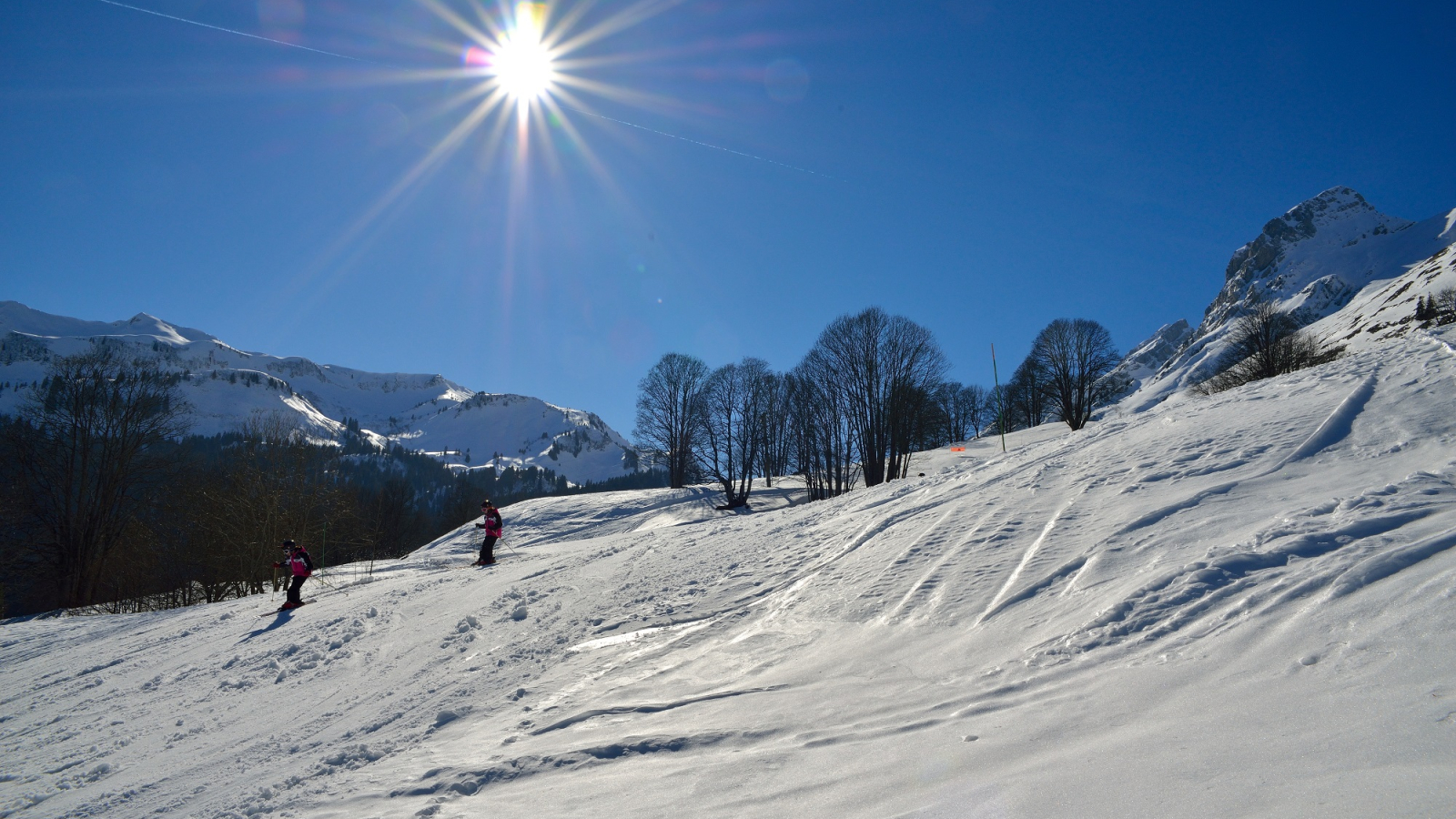 Ski slopes Chalet neuf