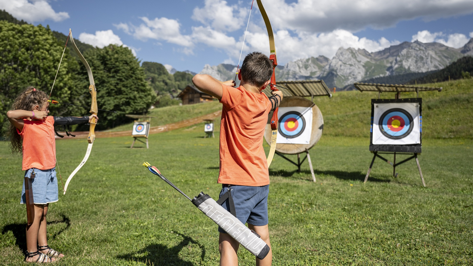 Tir à l'arc au Grand-Bornand : séances 5-7 ans