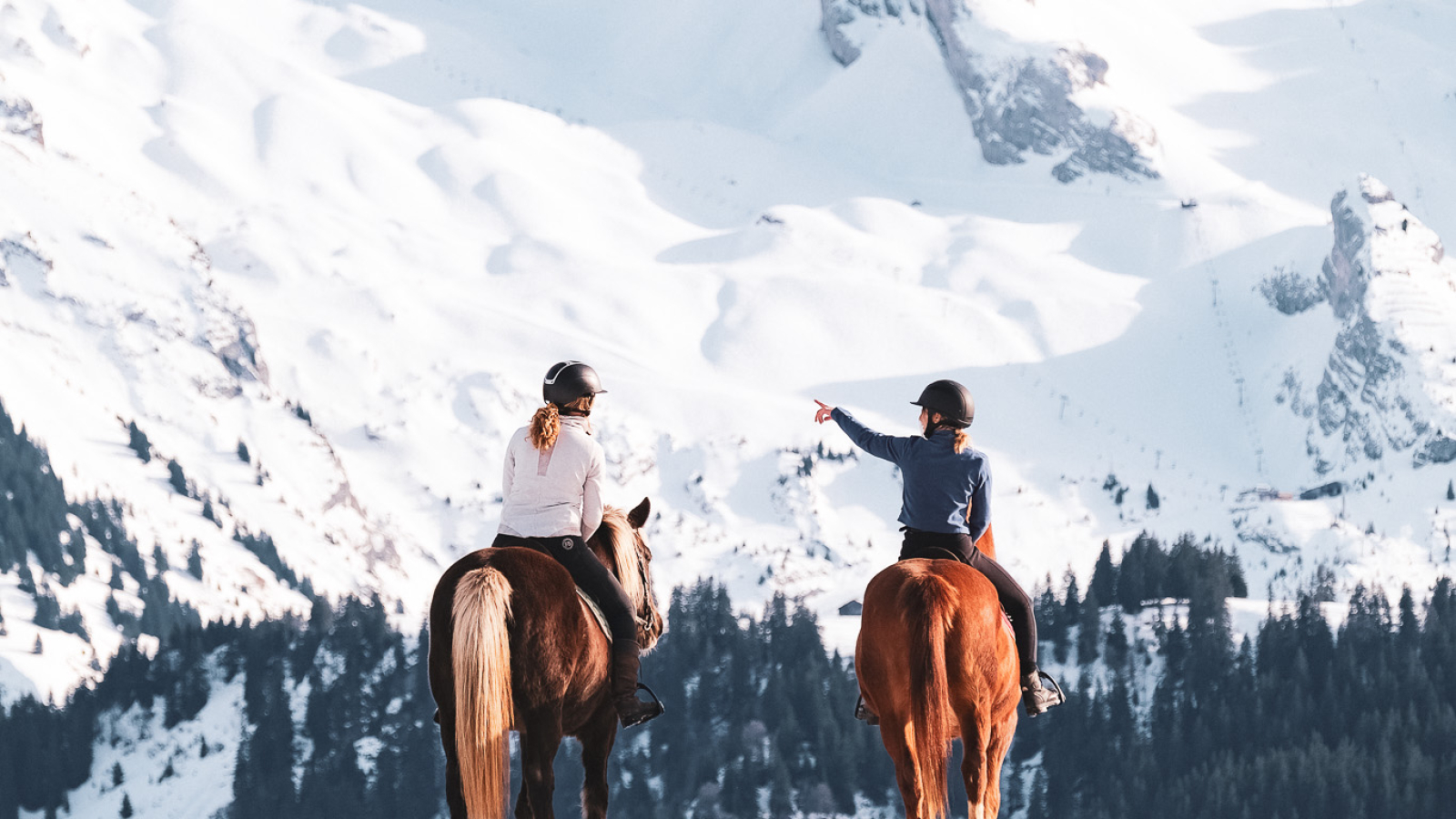 Balade à cheval au Grand-Bornand