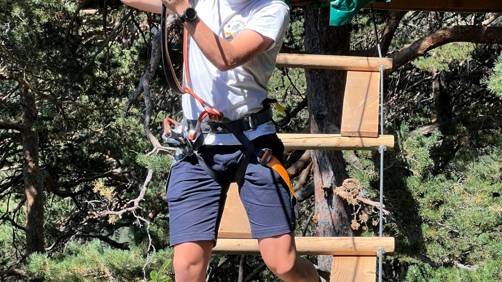 Parc aventure en forêt