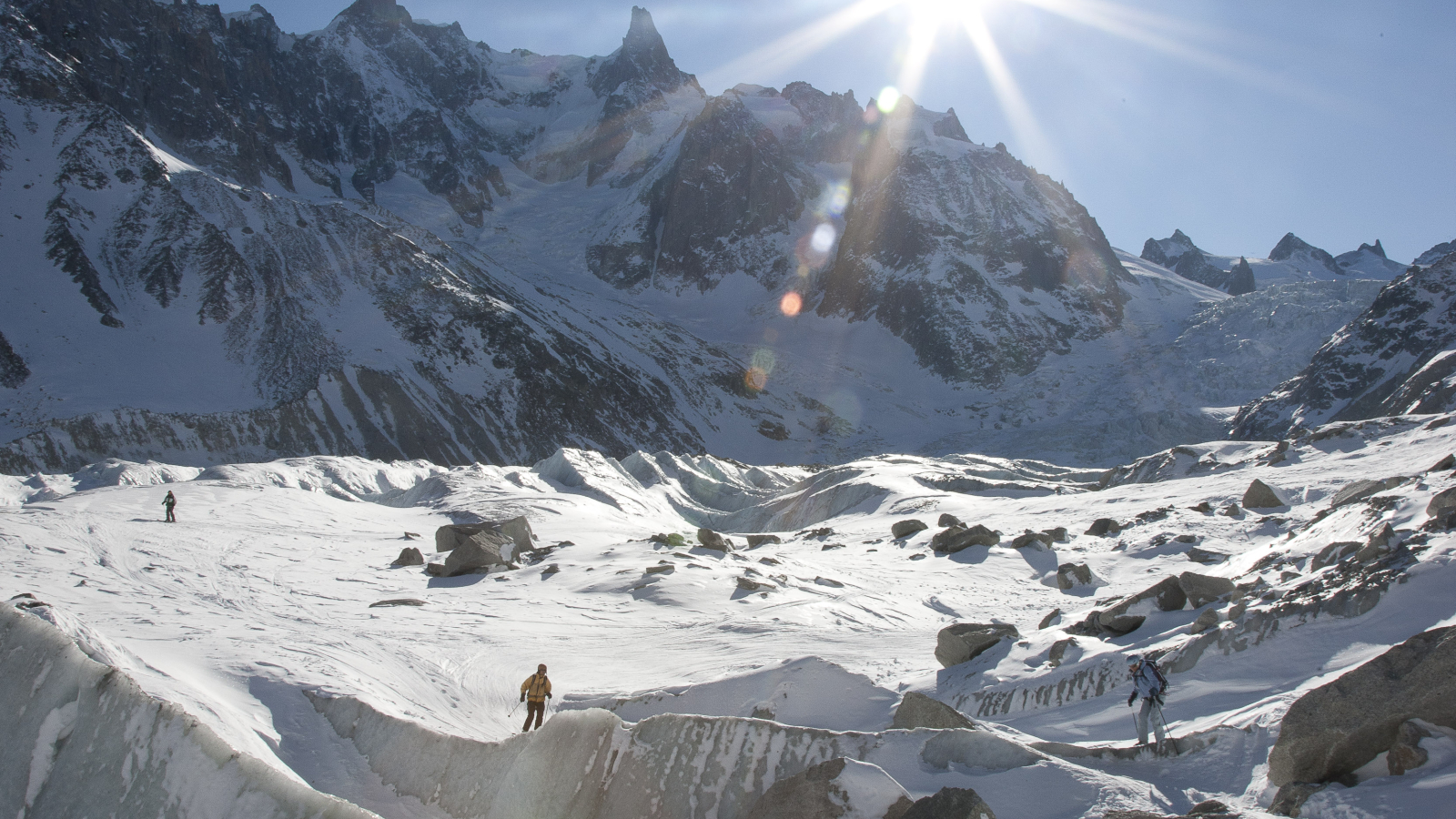 Ski sur glacier