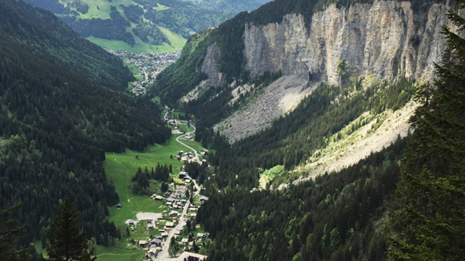 Vue depuis la Mine de la lappiaz