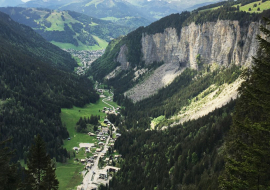 Vue depuis la Mine de la lappiaz