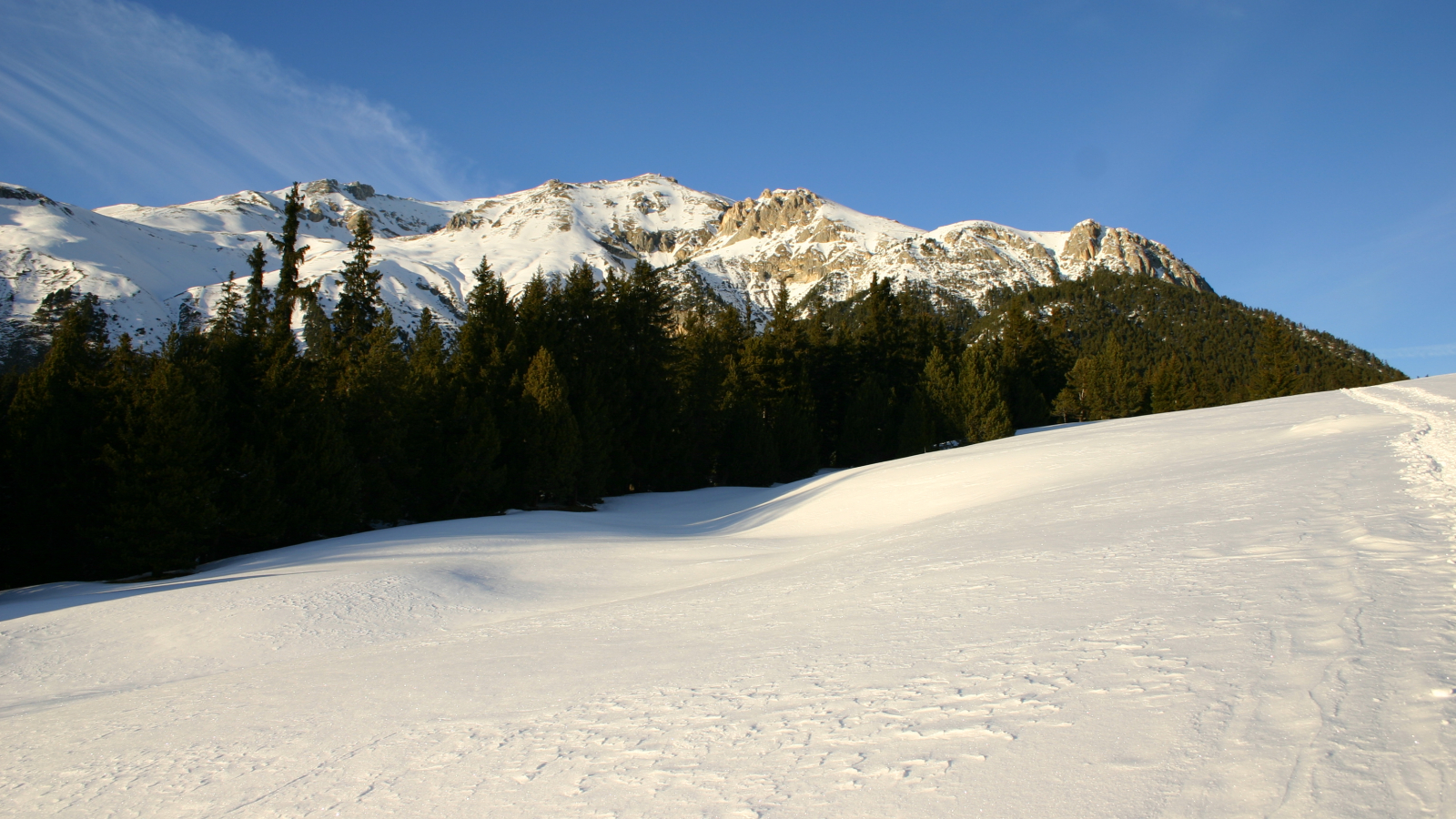 Les Arponts enneigés