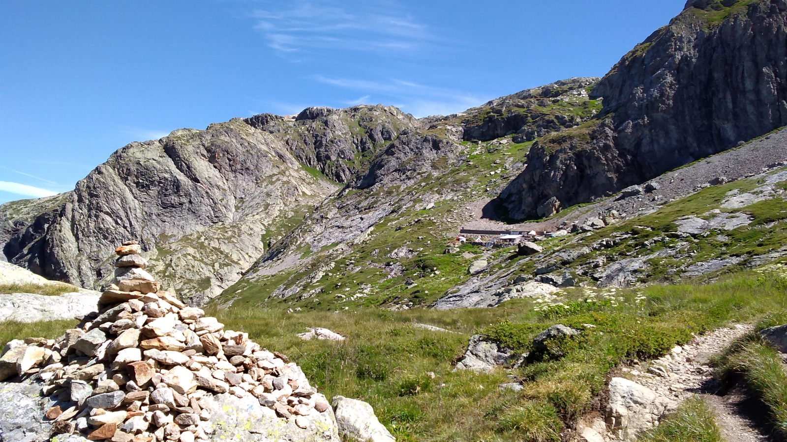 Cairn près du refuge