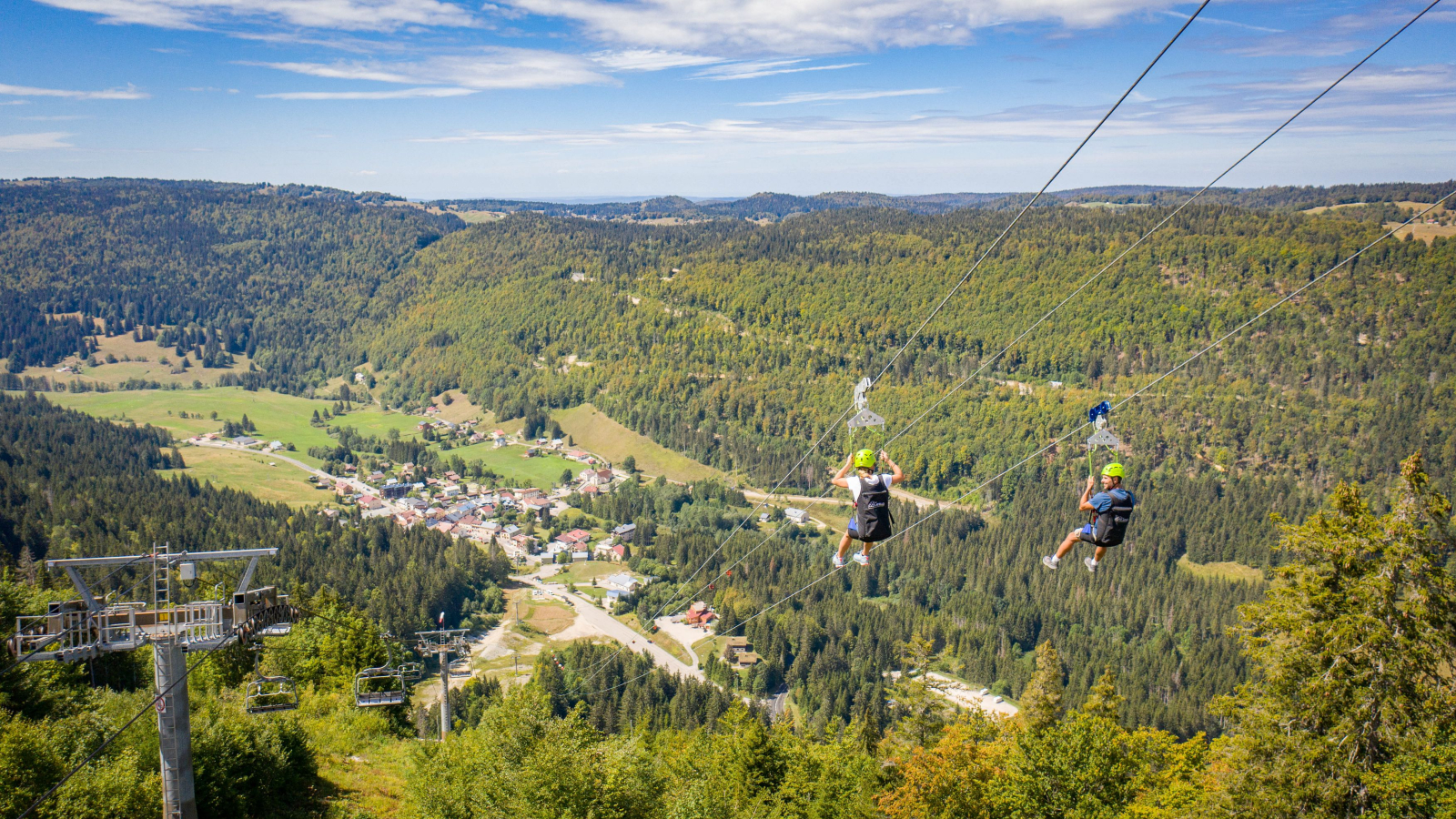 panorama sur la vallée