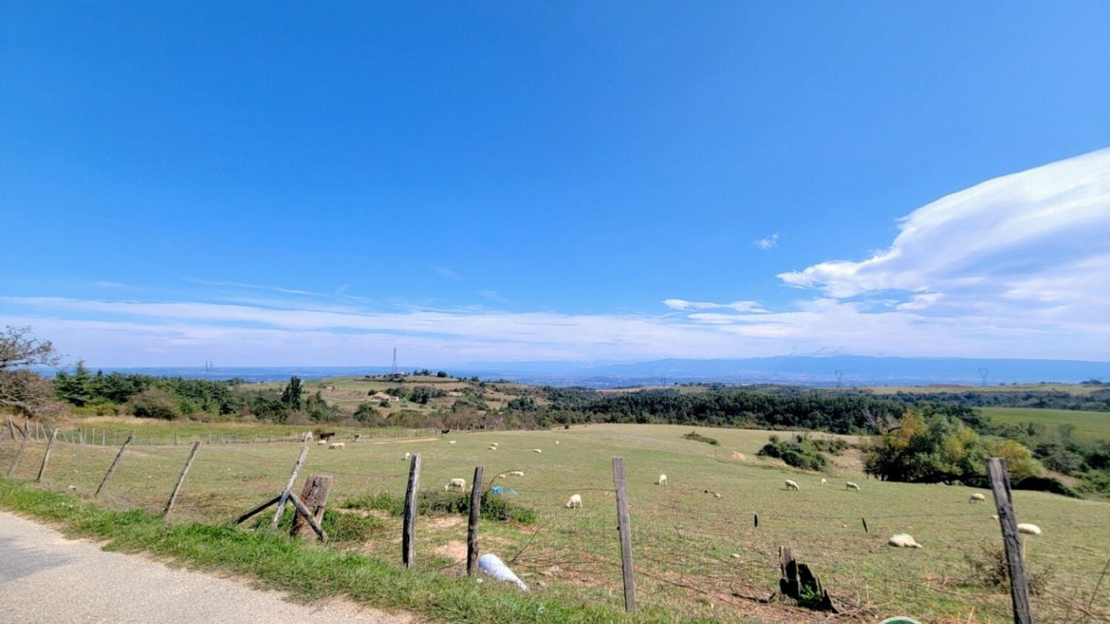 Vue depuis le hameau de Simondon