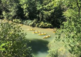 Vertes Sensations - Descente Guiers en canoë