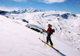 Sortie en ski de randonnée sur les hauteurs de Flaine