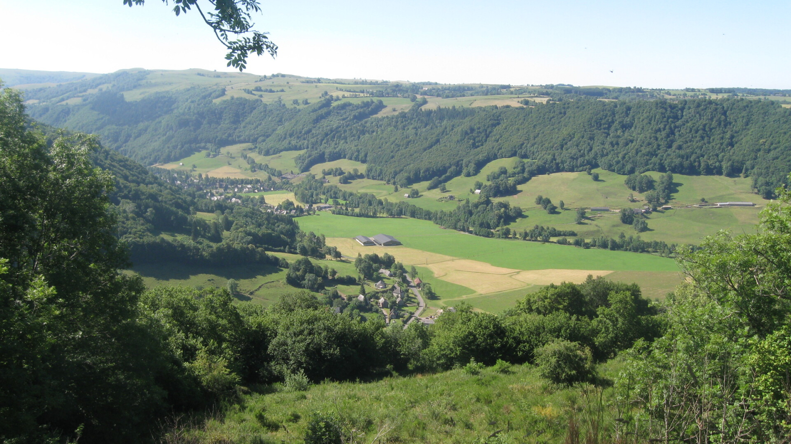 Vue sur la vallée