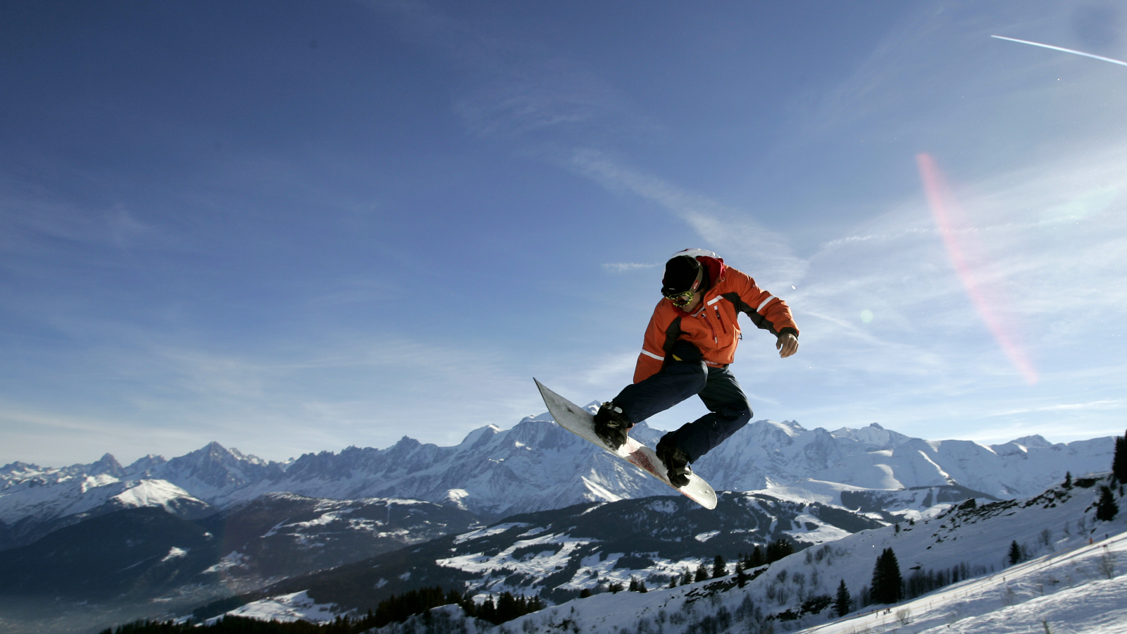 snowboard saut