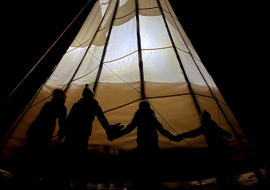 Sortie Tipi aventure, l'apéro des hiboux