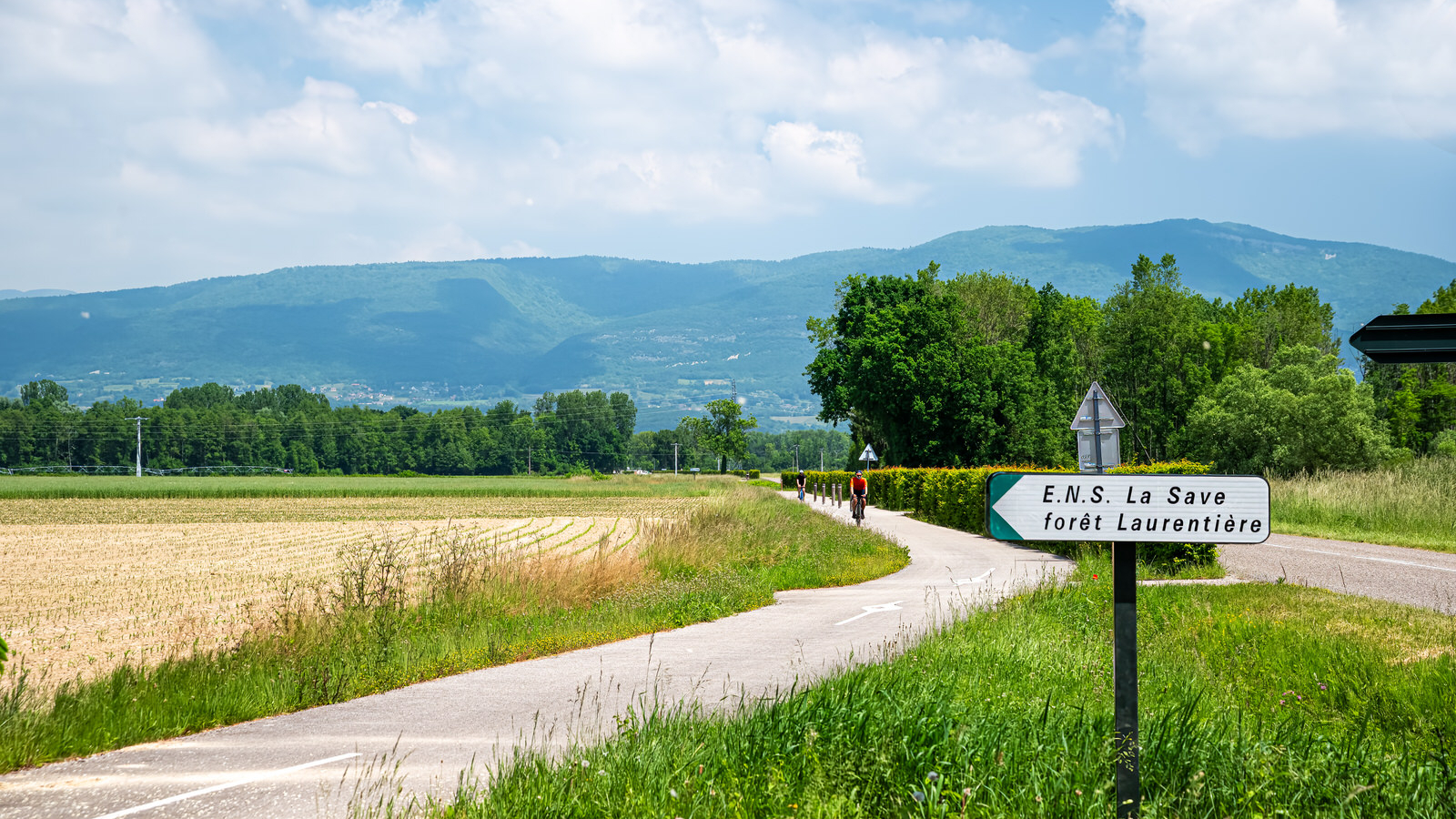 Parcours de la ViaRhôna - Etangs de la Serre - Balcons du Dauphiné