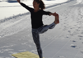 Posture de Yoga - Maria-Eugenia Bravo - Val d'Isère