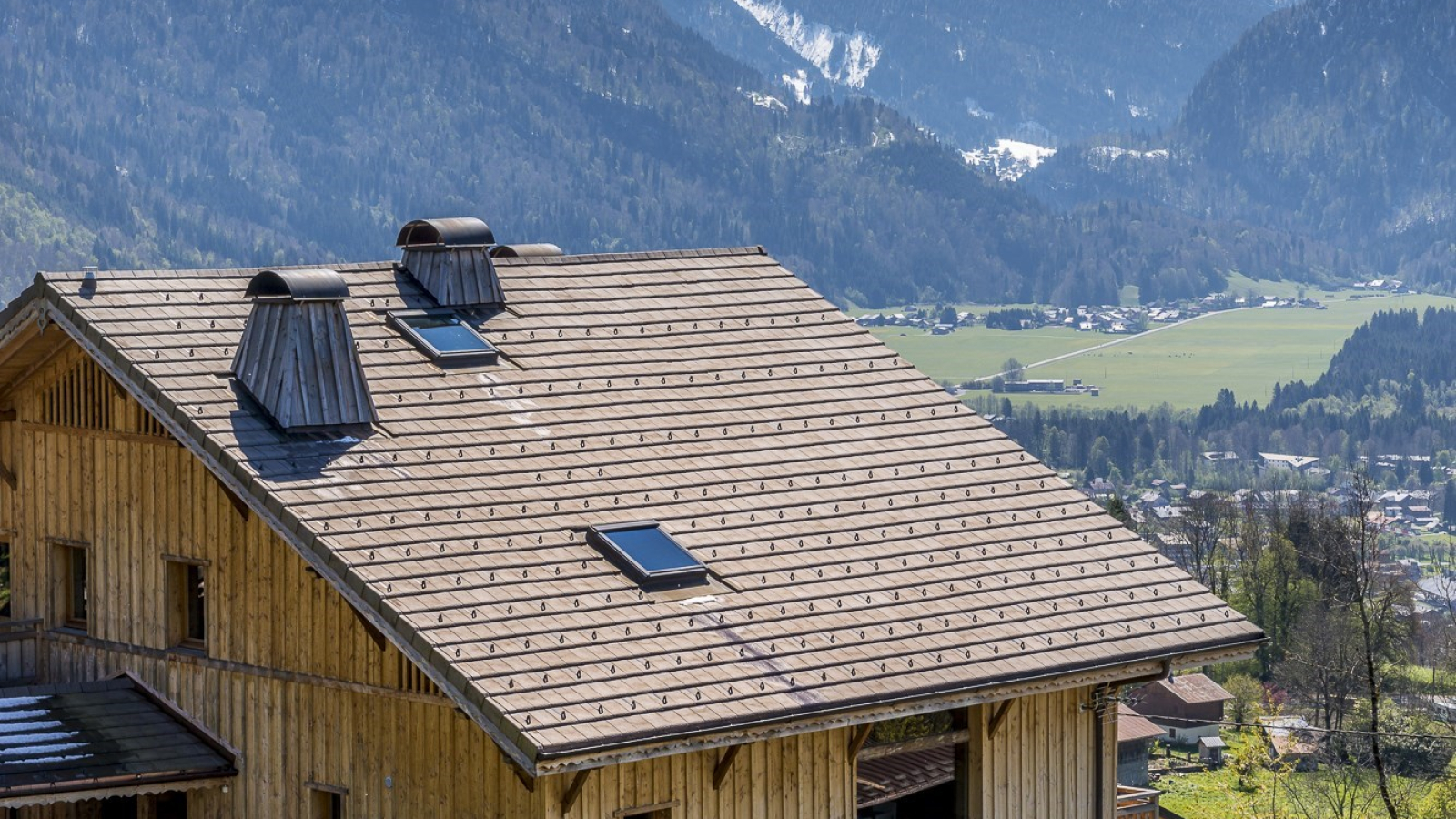 Le chalet de Vigny Façade sud-ouest