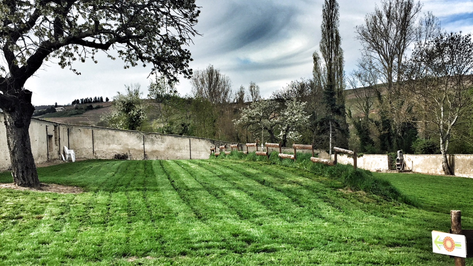 Aire de camping-cars 'Le Clos de la Verchère' à Chiroubles