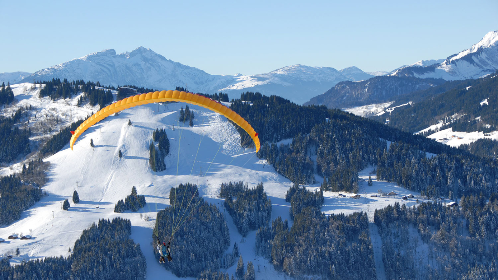 Vol découverte en parapente biplace