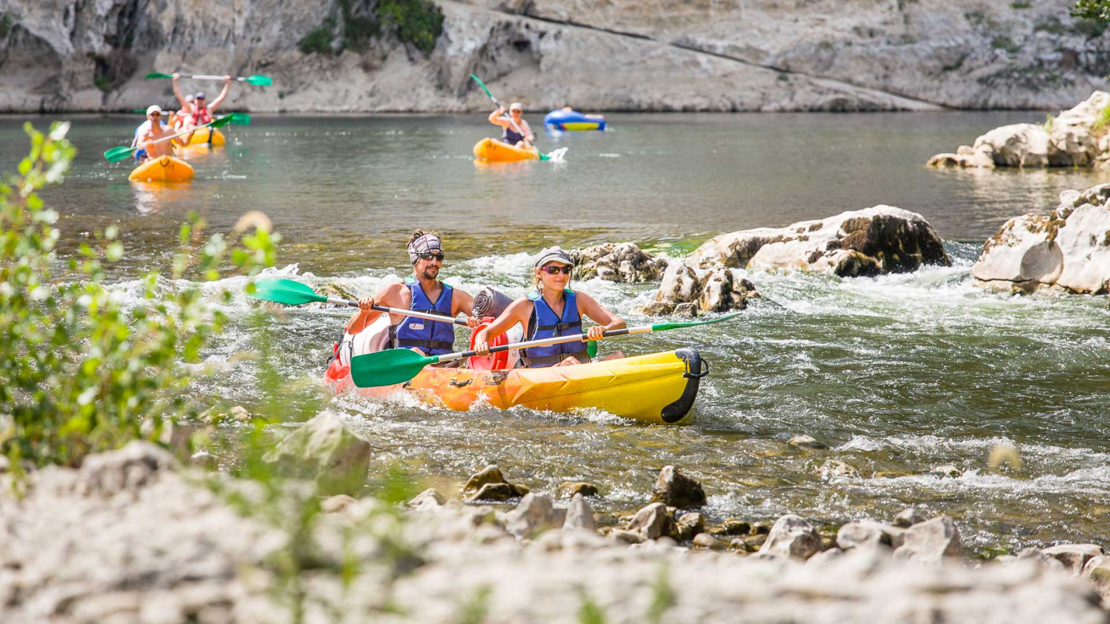 Canoë sur l'Ardèche