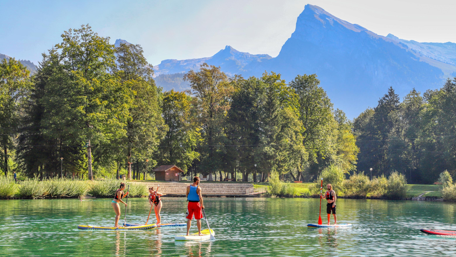 Initiation au Paddle sur le Lac Bleu