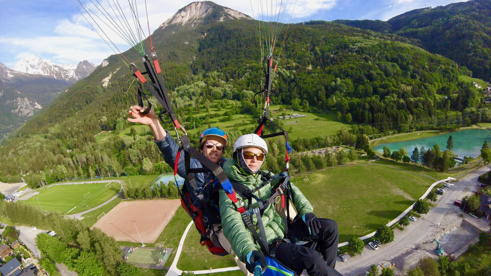 Vol ascendance Smiles parapente - Bozel