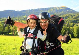 Baptême de l'air en parapente - Vol découverte