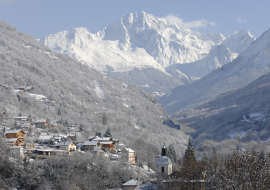 Vue Brides-les-Bains hiver