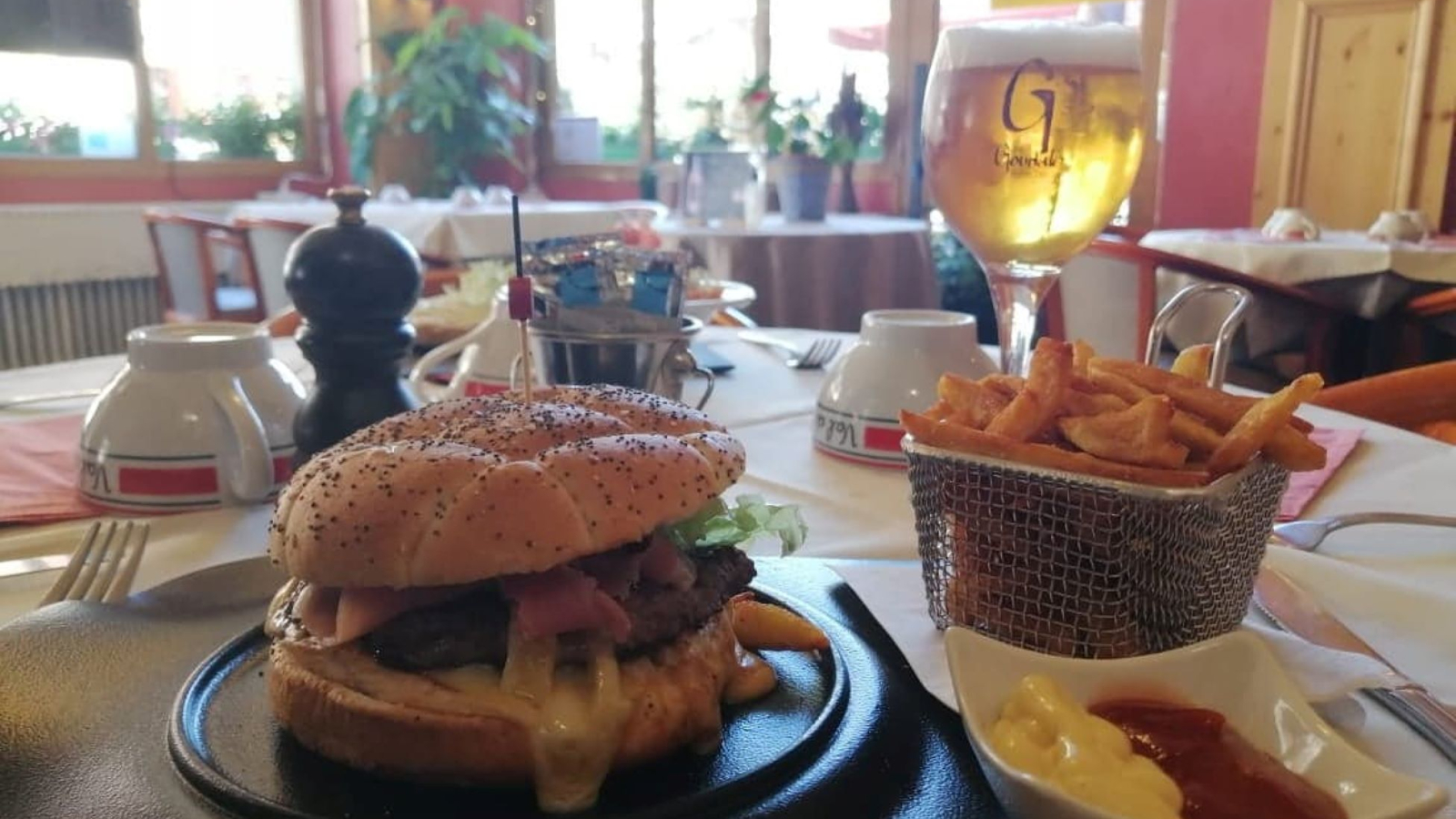 Burger et frites maison